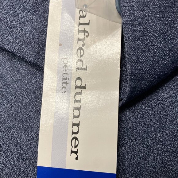 Alfred Dunner Slate Button down embroidered blouse Short sleeve 16P petite NWT - Picture 5 of 8